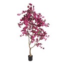 Clayre & Eef Albero di Bougainvillea Artificiale 125x125x210 cm Rosa Plastica