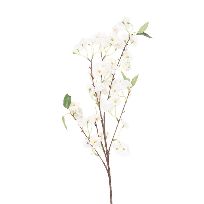 Clayre & Eef Fiore artificiale 90 cm Bianco Plastica