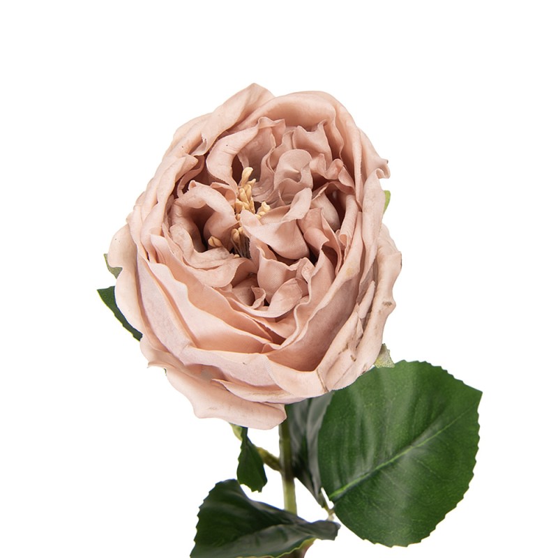 Clayre & Eef Fiore artificiale Rosa 43 cm Beige Plastica