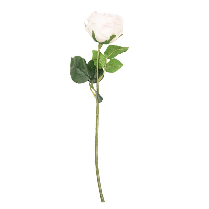 Clayre & Eef Fiore artificiale Rosa 43 cm Bianco Plastica