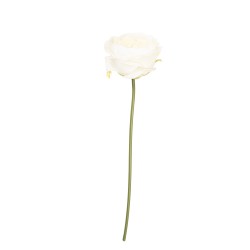Clayre & Eef Fiore artificiale Rosa 35 cm Bianco Plastica