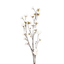 Clayre & Eef Fiore artificiale 115 cm Bianco Plastica