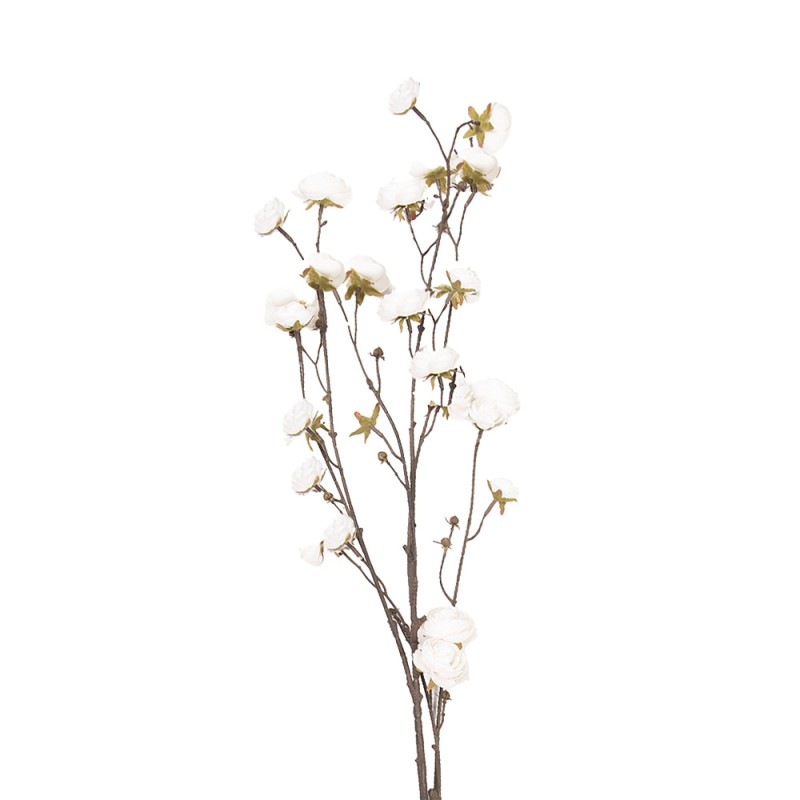 Clayre & Eef Fiore artificiale 115 cm Bianco Plastica