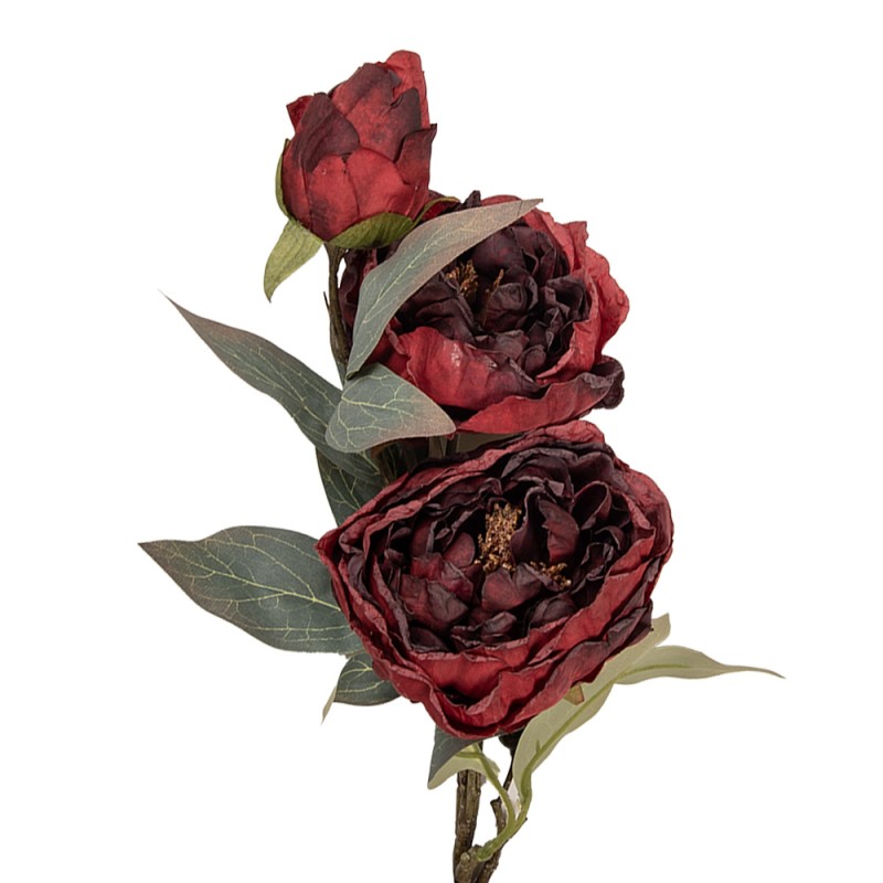 Clayre & Eef Fleur artificielle 72 cm Rouge Plastique