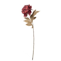 Clayre & Eef Artificial Flower 70 cm Red Plastic