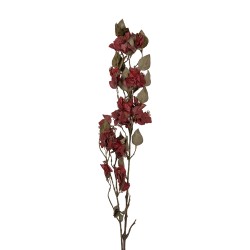 Clayre & Eef Artificial Flower 110 cm Red Plastic