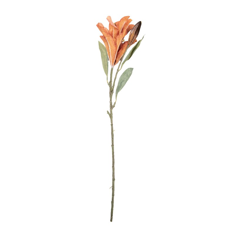 Clayre & Eef Kunstblume 88 cm Orange Kunststoff