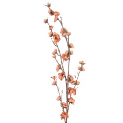 Clayre & Eef Fleur artificielle 120 cm Orange Plastique