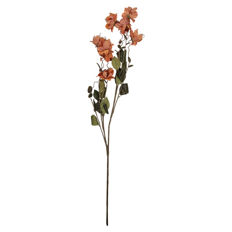 Clayre & Eef Fleur artificielle 120 cm Orange Plastique