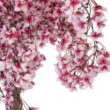Clayre & Eef Künstlicher Pfirsichblütenbaum 30x30x150 cm Rosa Kunststoff
