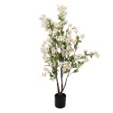 Clayre & Eef Plante artificielle 20x25x105 cm Blanc Plastique
