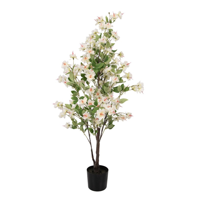 Clayre & Eef Plante artificielle 20x25x105 cm Blanc Plastique