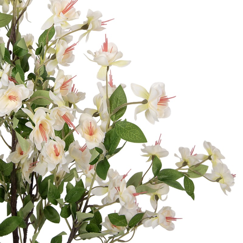 Clayre & Eef Plante artificielle 20x25x105 cm Blanc Plastique