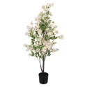 Clayre & Eef Plante artificielle 20x25x105 cm Blanc Plastique
