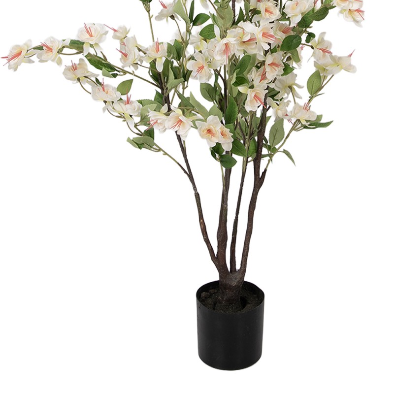 Clayre & Eef Plante artificielle 20x25x105 cm Blanc Plastique