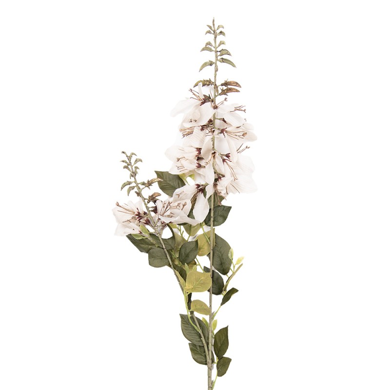 Clayre & Eef Kunstbloem 100 cm Wit Kunststof