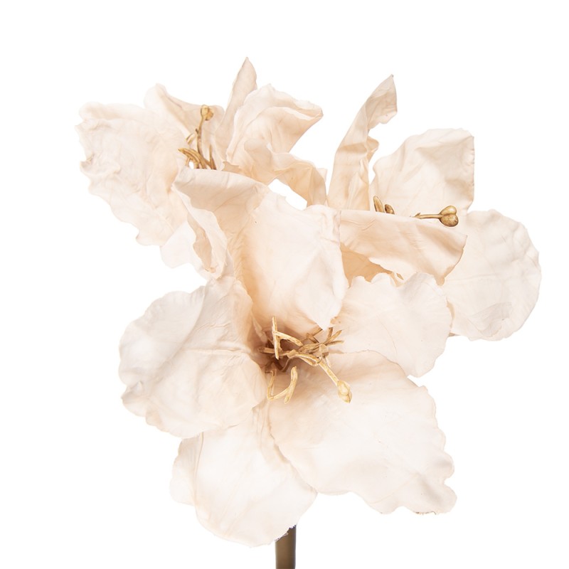 Clayre & Eef Kunstbloem 65 cm Beige Kunststof