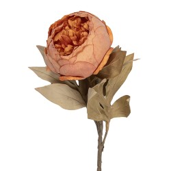 Clayre & Eef Kunstbloem 62 cm Oranje Kunststof