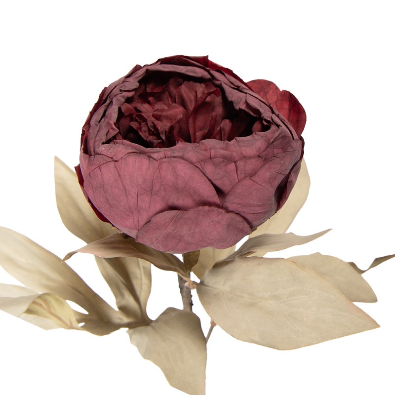 Clayre & Eef Kunstbloem 62 cm Rood Kunststof