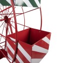 Clayre & Eef Kerstdecoratie Reuzenrad Rood Metaal