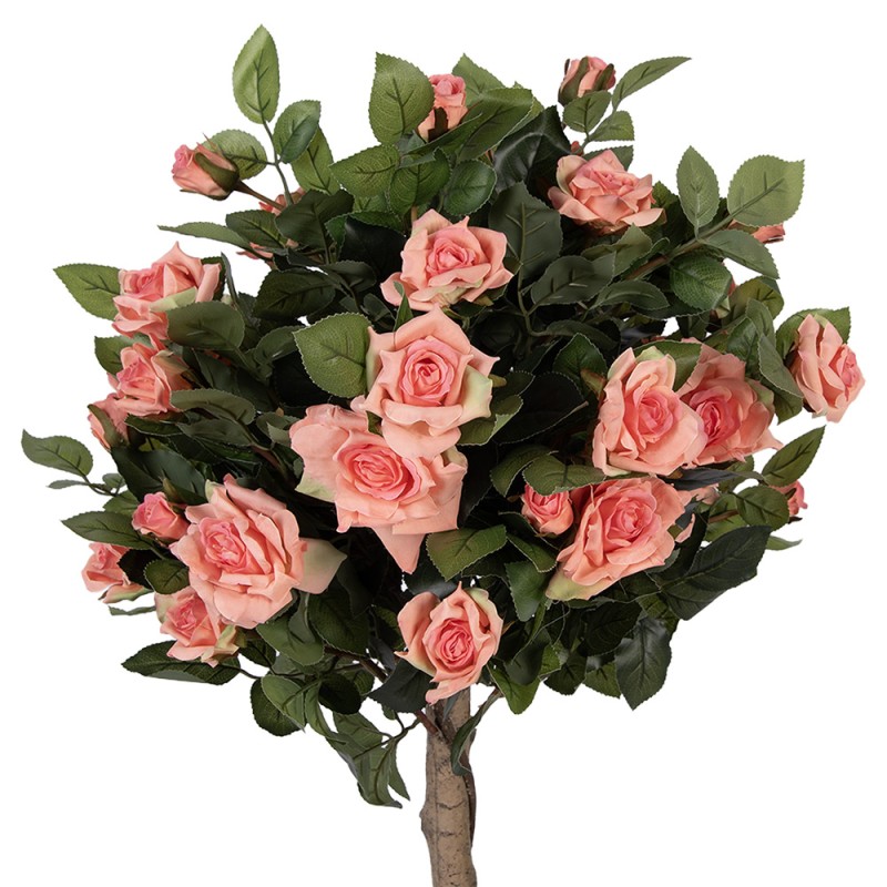 Clayre & Eef Piante artificiale Rosa 120 cm Rosa Plastica