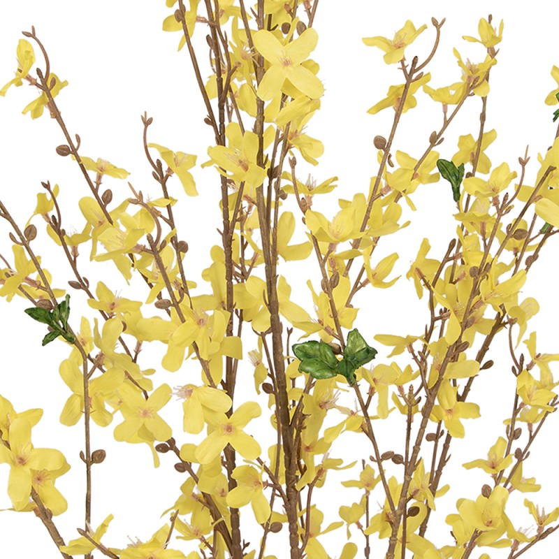 Clayre & Eef Kunstplant Forsythia 20x20x125 cm Geel Kunststof