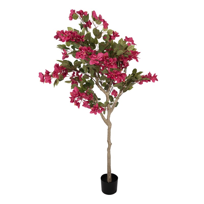Clayre & Eef Künstlicher Bougainvillea-Baum 55x55x130 cm Rosa Kunststoff
