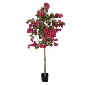 Clayre & Eef Künstlicher Bougainvillea-Baum 55x55x130 cm Rosa Kunststoff