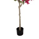 Clayre & Eef Künstlicher Bougainvillea-Baum 55x55x130 cm Rosa Kunststoff