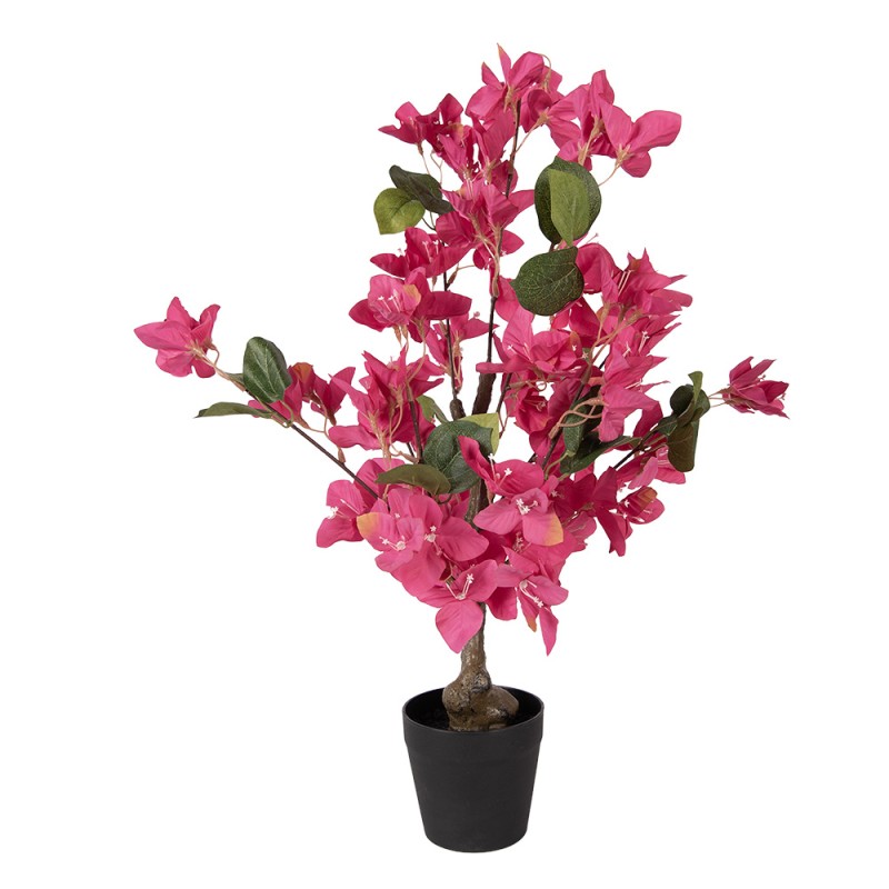 Clayre & Eef Bougainvillier Artificiel 25x25x60 cm Rose Plastique