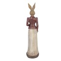 Clayre & Eef Decorative Figurine Rabbit 9x9x35 cm Brown Plastic