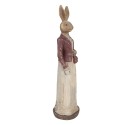Clayre & Eef Decorative Figurine Rabbit 9x9x35 cm Brown Plastic