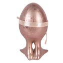 Clayre & Eef Decorative Figurine Egg Ø 6x10 cm Pink Plastic