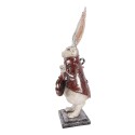 Clayre & Eef Decorative Figurine Rabbit 15x12x38 cm Beige Plastic