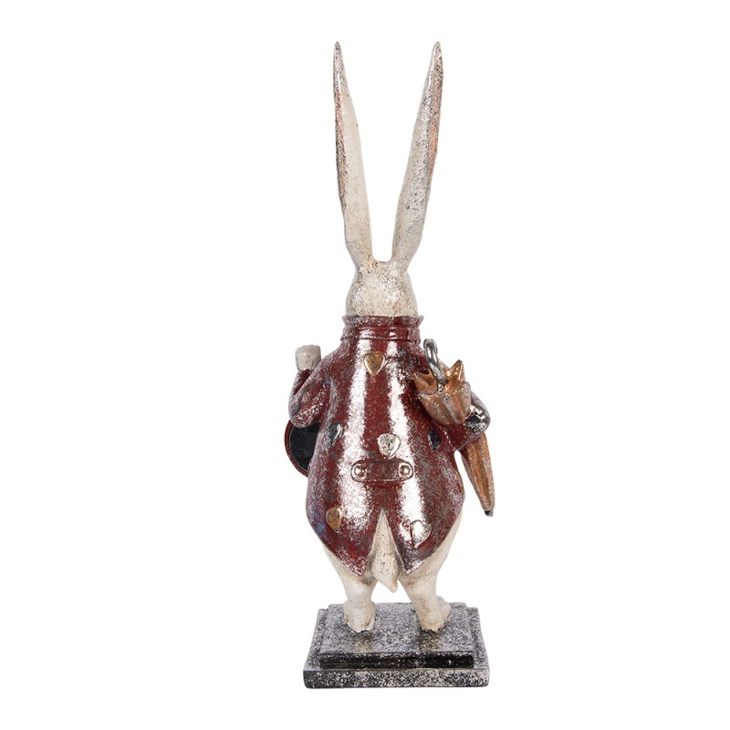 Clayre & Eef Decorative Figurine Rabbit 15x12x38 cm Beige Plastic