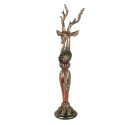 Clayre & Eef Decorative Figurine Deer 16x22x70 cm Gold colored Plastic