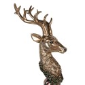 Clayre & Eef Decorative Figurine Deer 16x22x70 cm Gold colored Plastic