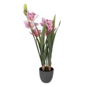 Clayre & Eef Artificial Plant 14x14x55 cm Pink Plastic