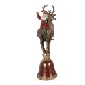 Clayre & Eef Decorative Figurine Santa Claus 24x20x63 cm Brown Plastic