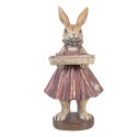 Clayre & Eef Decorative Figurine Rabbit 10x8x20 cm Beige Plastic