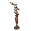 Clayre & Eef Decorative Figurine Deer 24x32x100 cm Gold colored Plastic