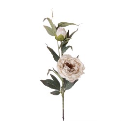 Clayre & Eef Artificial Flower 83 cm White Plastic