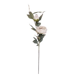 Clayre & Eef Artificial Flower 83 cm White Plastic