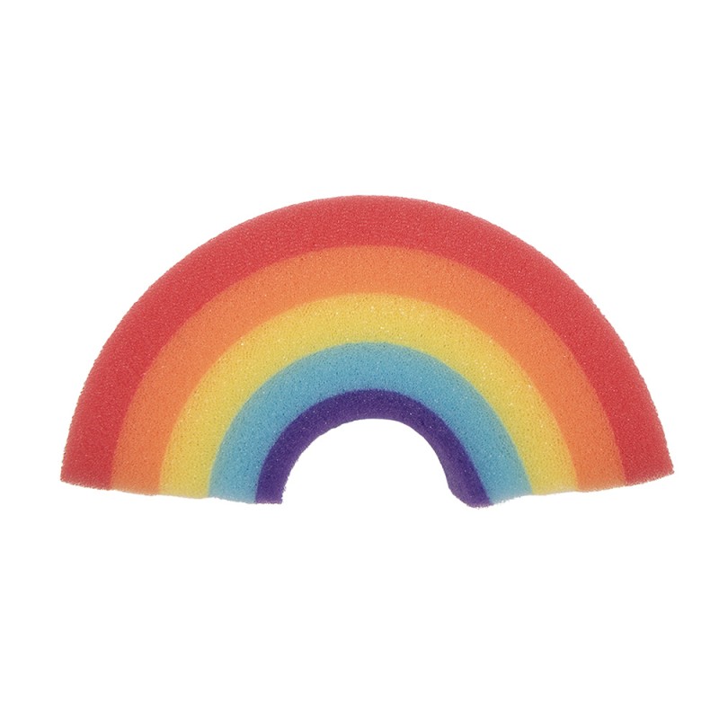 Clayre & Eef Éponge de bain 12x3x6 cm Multicolore Synthétique