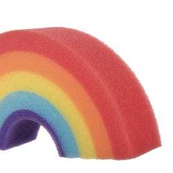 Clayre & Eef Éponge de bain 12x3x6 cm Multicolore Synthétique