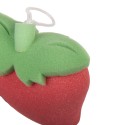 Clayre & Eef Éponge de bain Fraises 13x5x12 cm Rouge Synthétique