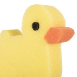 Clayre & Eef Éponge de bain Canard 12x3x11 cm Jaune Synthétique