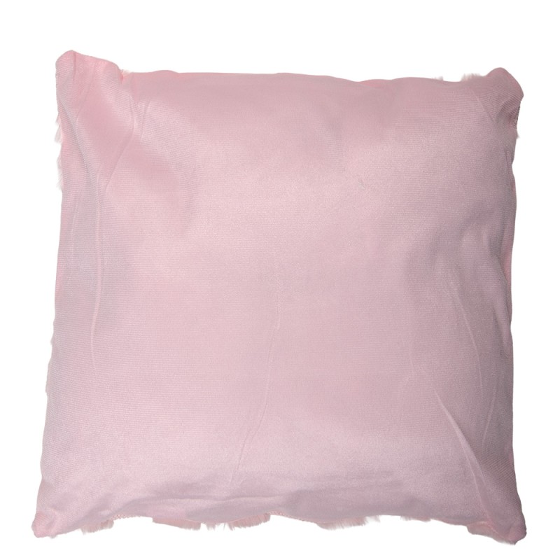 Clayre & Eef Dekokissen 45x45 cm Rosa Synthetisch