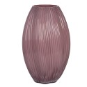 Clayre & Eef Vase Ø 17x27 cm Pink Glass