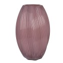 Clayre & Eef Vase Ø 17x27 cm Pink Glass